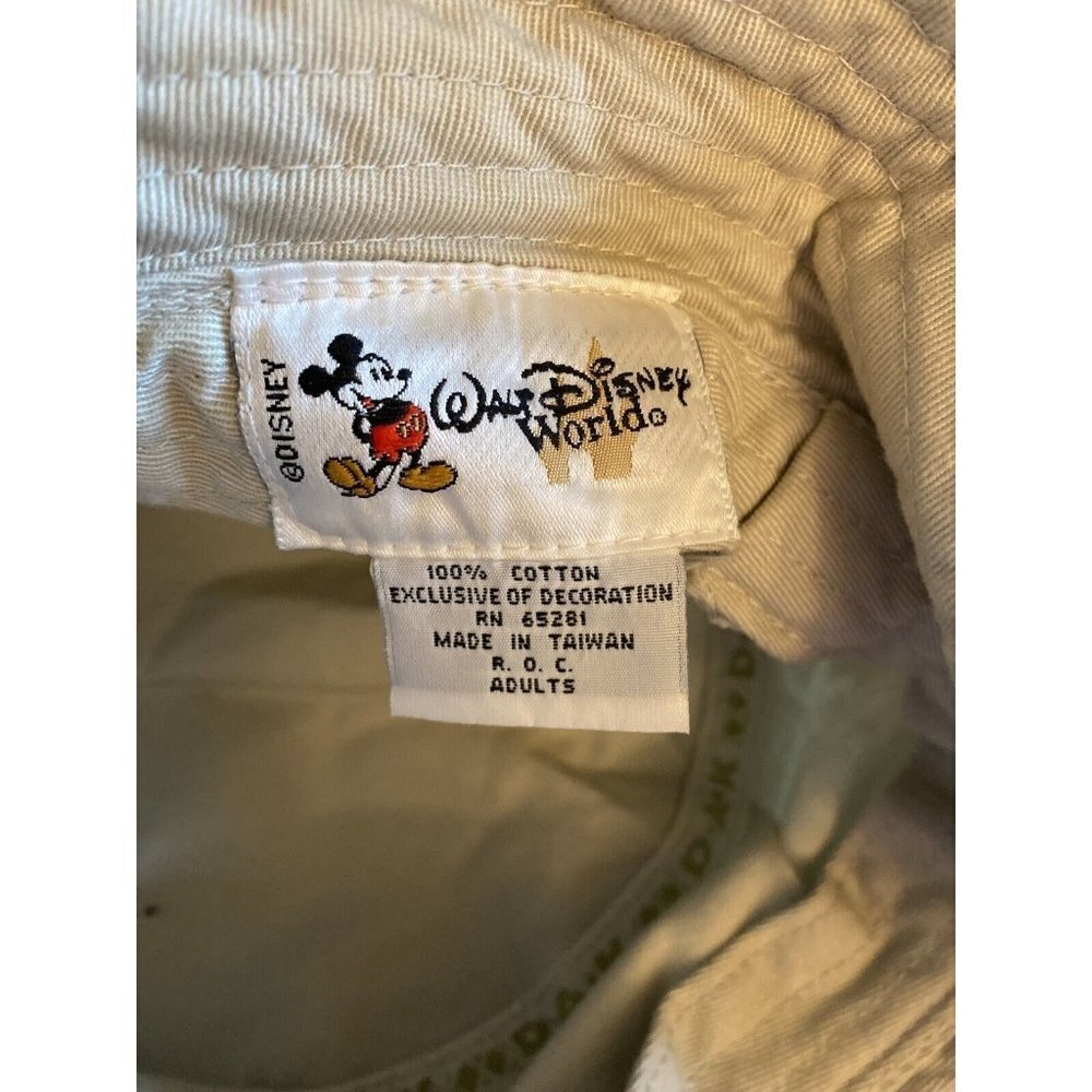 Walt Disney World Bucket Hat Khaki Harambe Wildlife Reserve Animal Kingdom - Picture 5 of 6